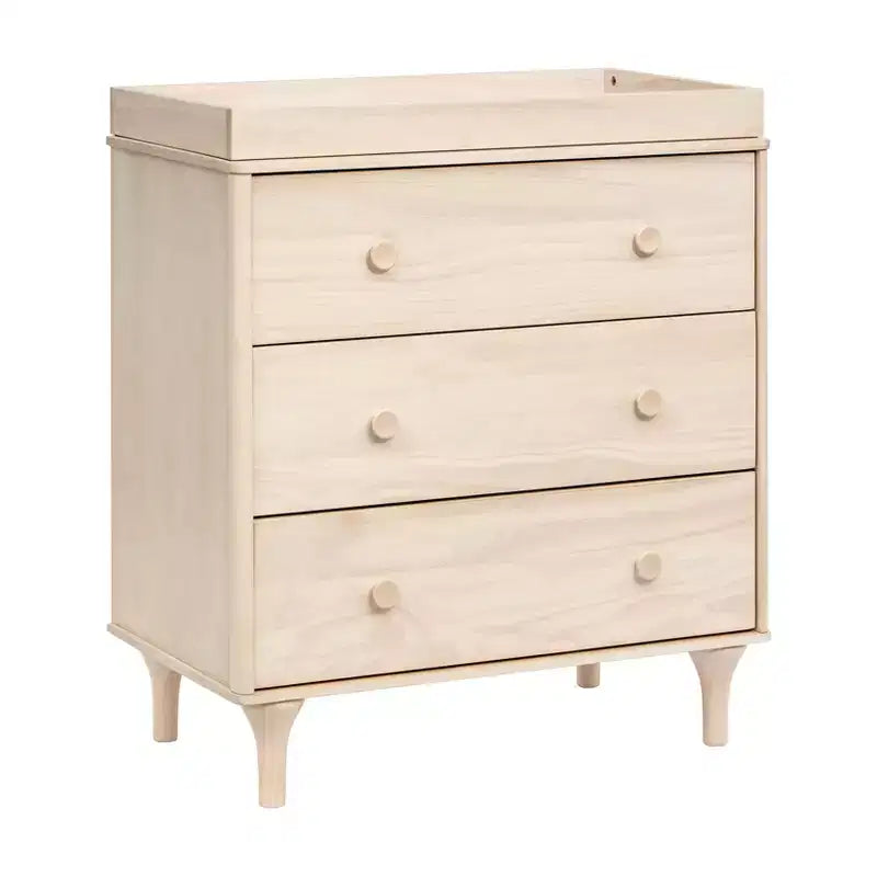 Commode à langer 3 tiroirs avec plateau à langer amovible