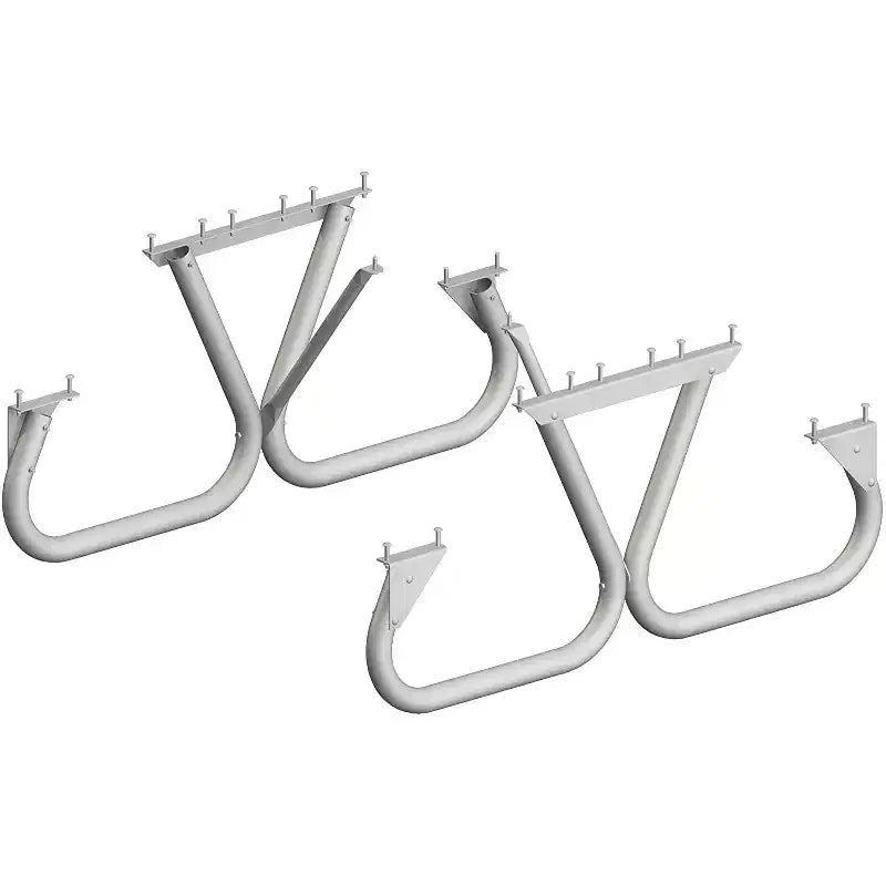 Pilot Rock 4 Pack 6'/8' Outdoor Steel Non Tip Picnic Table Leg Kits (Frame Only)