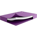 60% Semi-Waveless Hardside Water Bed Mattress, Two Wave Reducing Fiber Layers - Frame Not Included