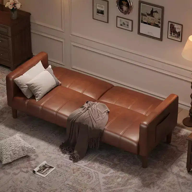 Canapé convertible, canapé-lit, canapé moderne du milieu du siècle, salon, chambre à coucher
