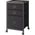 3 drawer filing cabinet is designed to keep the office machines, paper, files, and supplies organized.