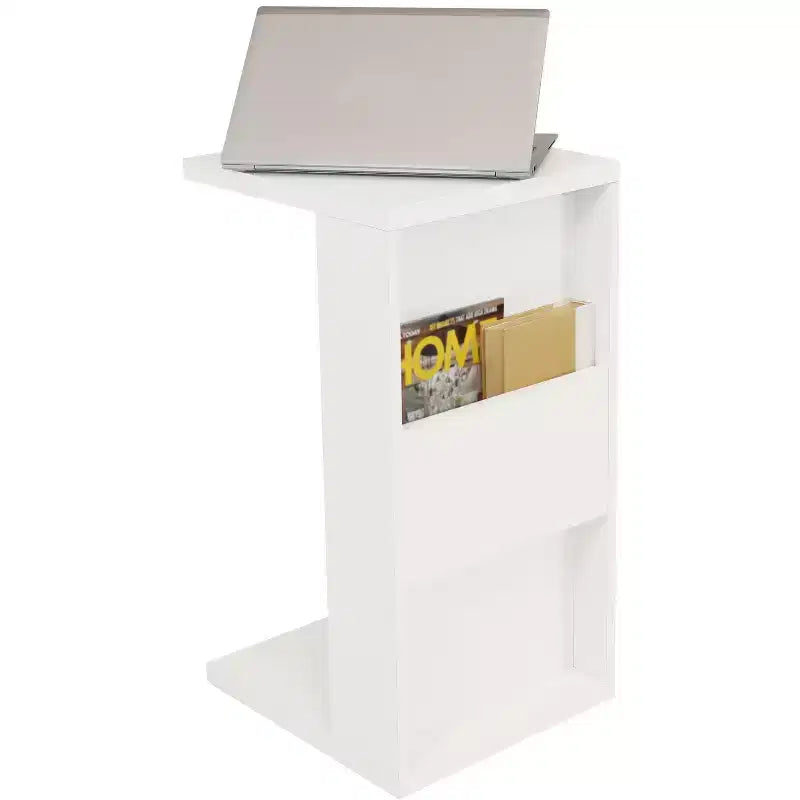 Table basse d'appoint 2-en-1 décorative et polyvalente pour l'intérieur