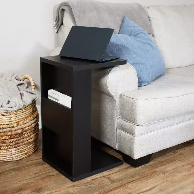 Table basse d'appoint 2-en-1 décorative et polyvalente pour l'intérieur