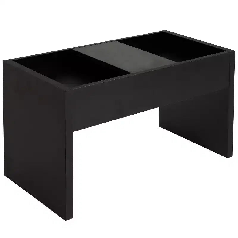 Table basse d'appoint 2-en-1 décorative et polyvalente pour l'intérieur