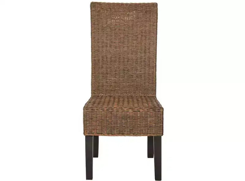 Chaise de salle à manger en osier de 18 po H (lot de 2)