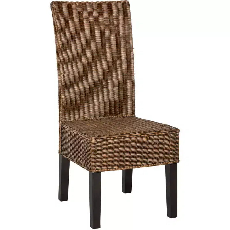 Chaise de salle à manger en osier de 18 po H (lot de 2)