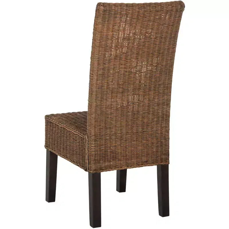 Chaise de salle à manger en osier de 18 po H (lot de 2)