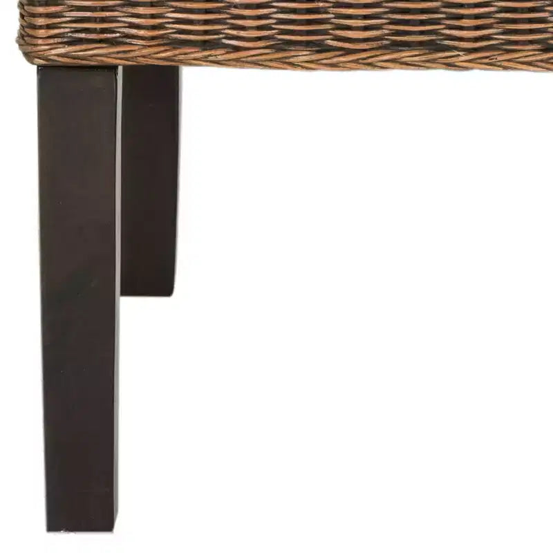 Chaise de salle à manger en osier de 18 po H (lot de 2)