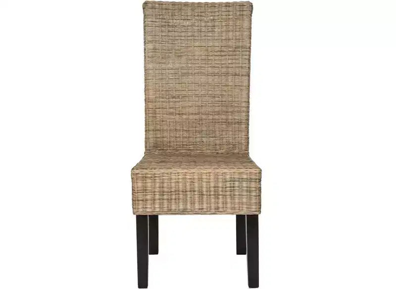 Chaise de salle à manger en osier de 18 po H (lot de 2)