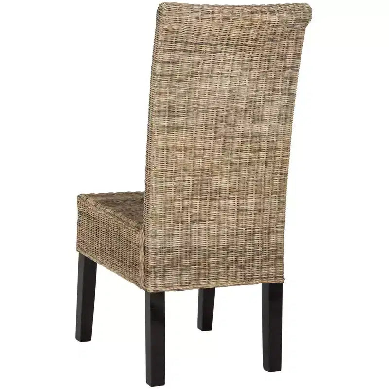 Chaise de salle à manger en osier de 18 po H (lot de 2)
