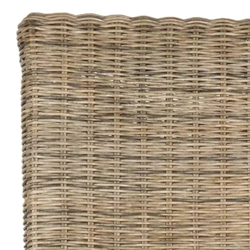 Chaise de salle à manger en osier de 18 po H (lot de 2)