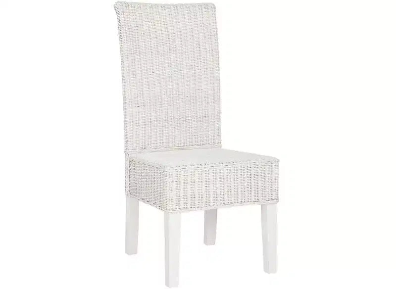 Chaise de salle à manger en osier de 18 po H (lot de 2)