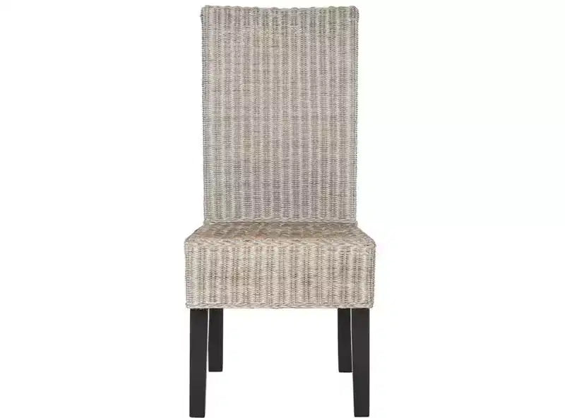 Chaise de salle à manger en osier de 18 po H (lot de 2)