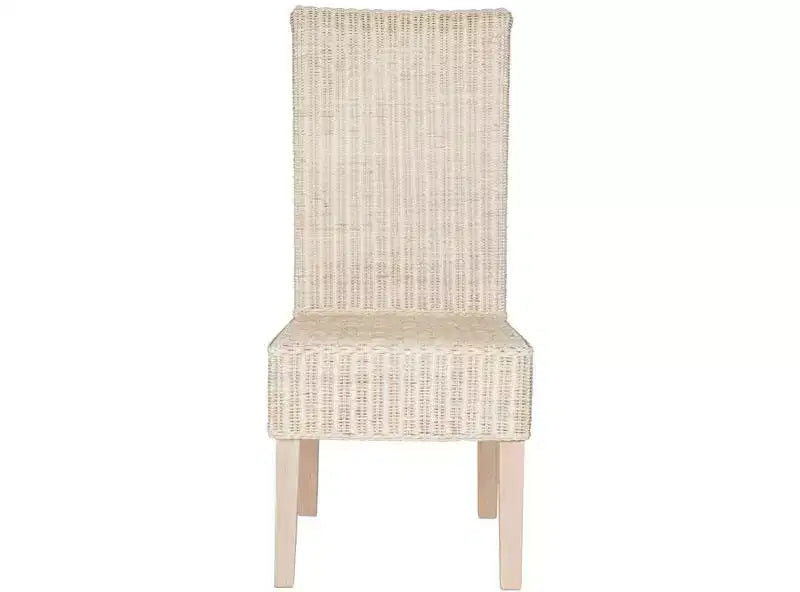 Chaise de salle à manger en osier de 18 po H (lot de 2)