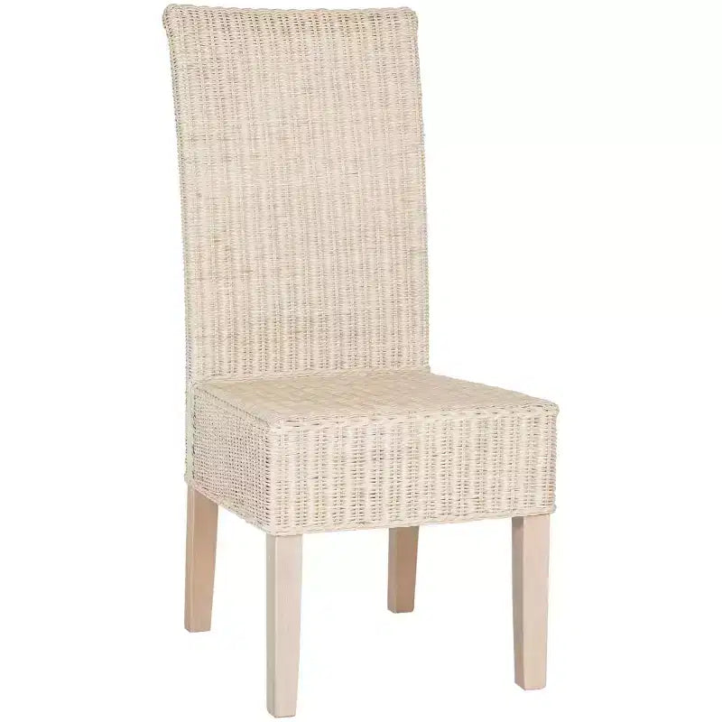 Chaise de salle à manger en osier de 18 po H (lot de 2)