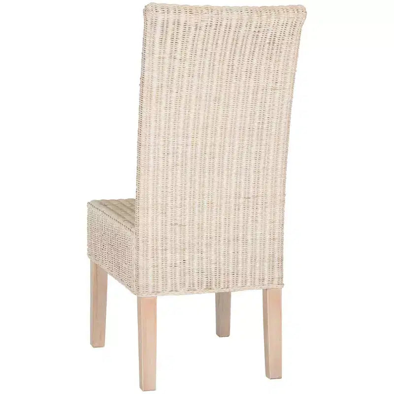 Chaise de salle à manger en osier de 18 po H (lot de 2)