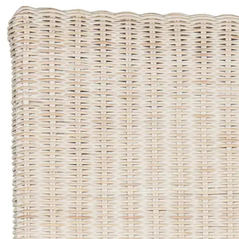 Chaise de salle à manger en osier de 18 po H (lot de 2)