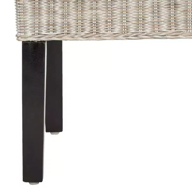 Chaise de salle à manger en osier de 18 po H (lot de 2)